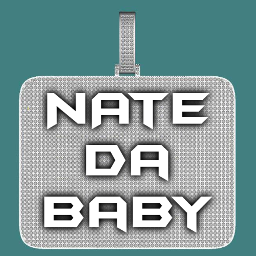 CUSTOM LETTER NECKLACE 3D BIG SQUARE