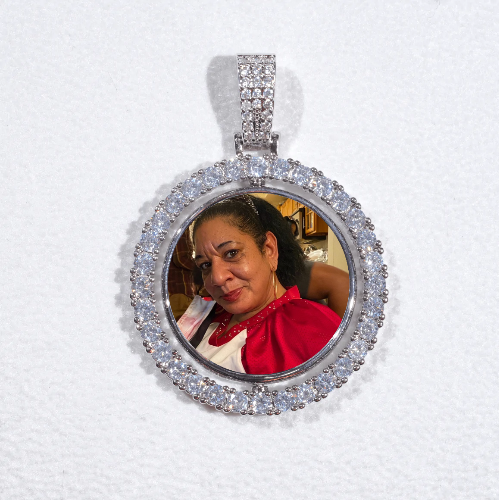 3D Spinning 2-Faced Custom Picture Pendant