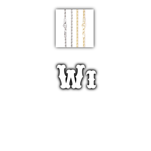 Custom Letters Freibeuter Font Necklace