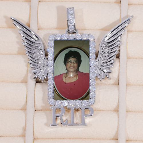 RIP WING 3D CUSTOM PICTURE PENDANT