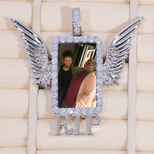RIP WING 3D CUSTOM PICTURE PENDANT