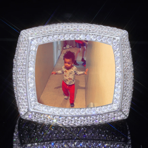 3D CUSTOM PICTURE ICED RING