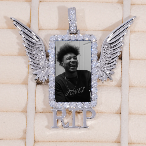 RIP WING 3D CUSTOM PICTURE PENDANT