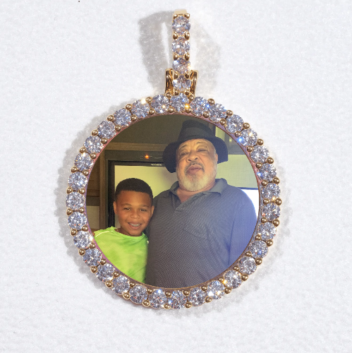 3D CIRCLE CUSTOM PICTURE PENDANT SMALL SIZE