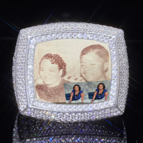 3D CUSTOM PICTURE ICED RING