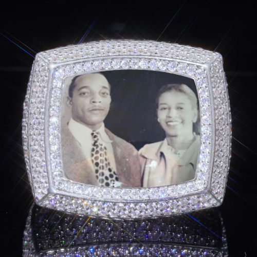 3D CUSTOM PICTURE ICED RING