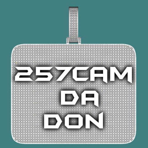CUSTOM LETTER NECKLACE 3D BIG SQUARE