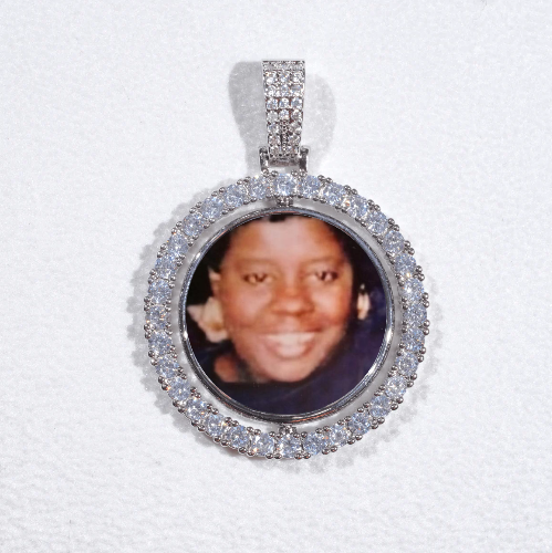 3D Spinning 2-Faced Custom Picture Pendant