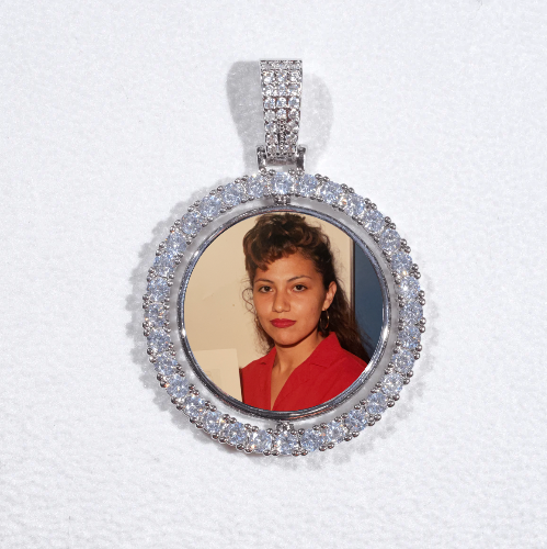 3D Spinning 2-Faced Custom Picture Pendant