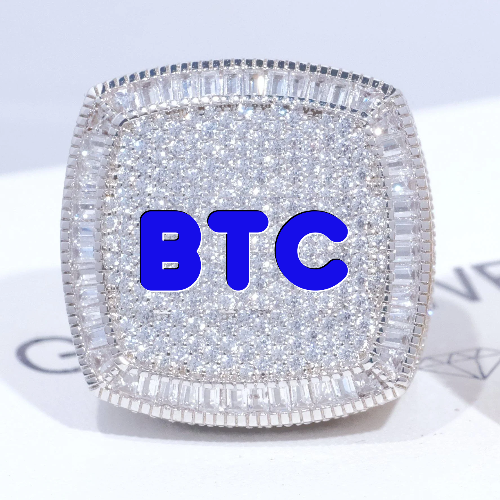 CUSTOM LETTER 3D ICED RING