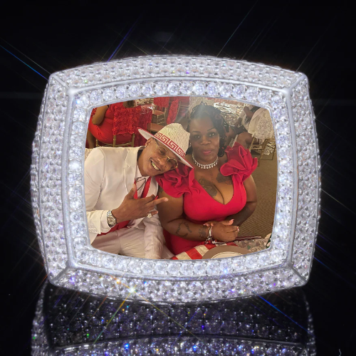 3D CUSTOM PICTURE ICED RING