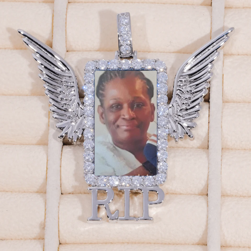 RIP WING 3D CUSTOM PICTURE PENDANT