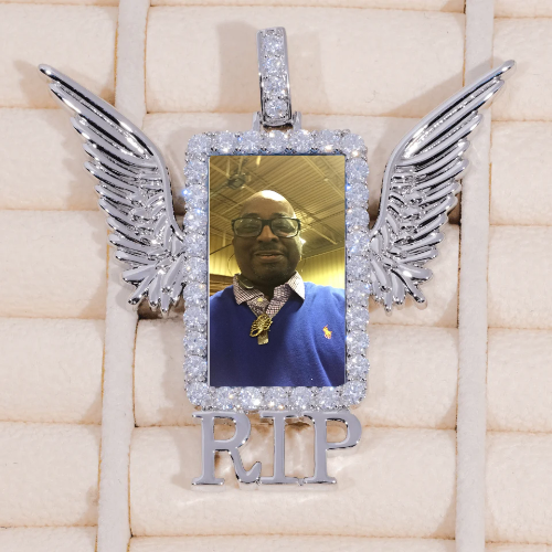 RIP WING 3D CUSTOM PICTURE PENDANT