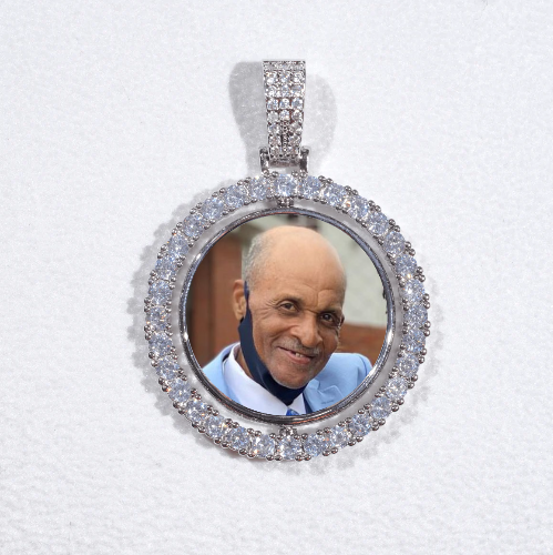 3D Spinning 2-Faced Custom Picture Pendant