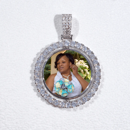 3D Spinning 2-Faced Custom Picture Pendant