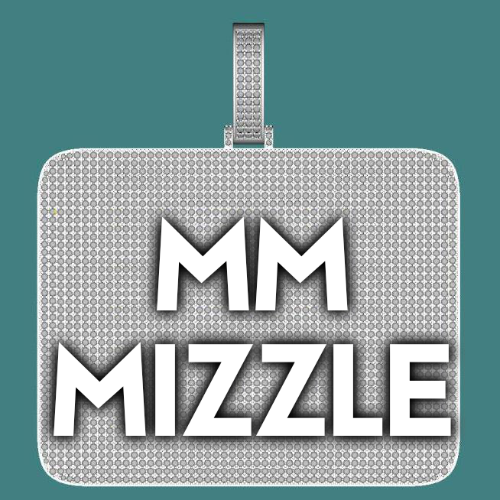 CUSTOM LETTER NECKLACE 3D BIG SQUARE