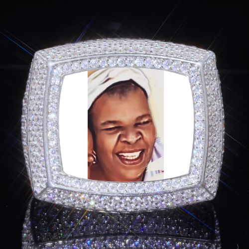 3D CUSTOM PICTURE ICED RING