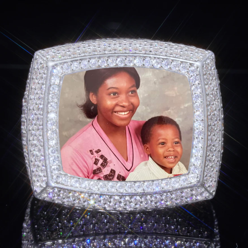 3D CUSTOM PICTURE ICED RING