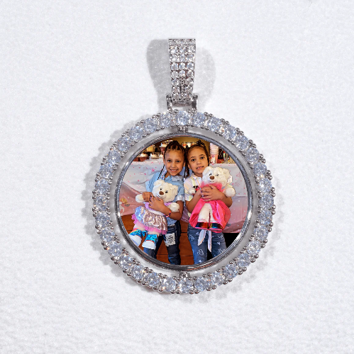 3D Spinning 2-Faced Custom Picture Pendant