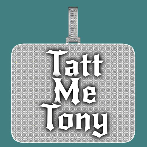 CUSTOM LETTER NECKLACE 3D BIG SQUARE