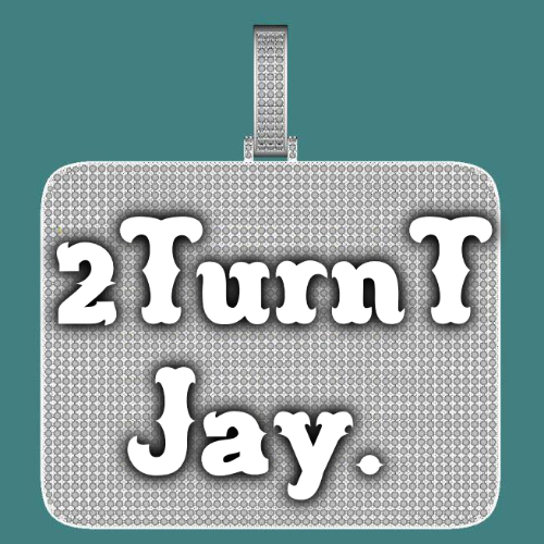 CUSTOM LETTER NECKLACE 3D BIG SQUARE