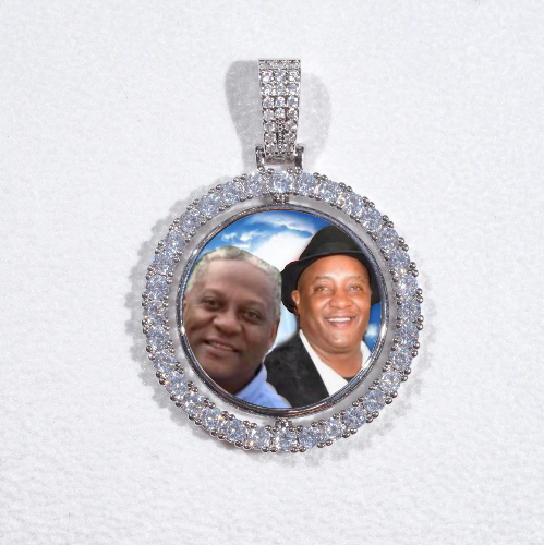 3D Spinning 2-Faced Custom Picture Pendant