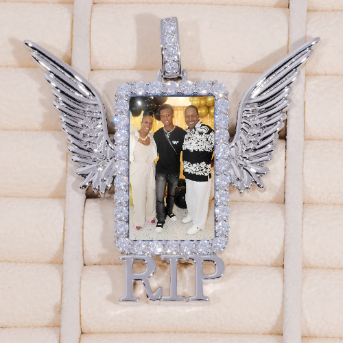 RIP WING 3D CUSTOM PICTURE PENDANT