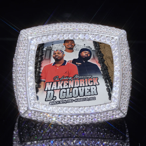 3D CUSTOM PICTURE ICED RING