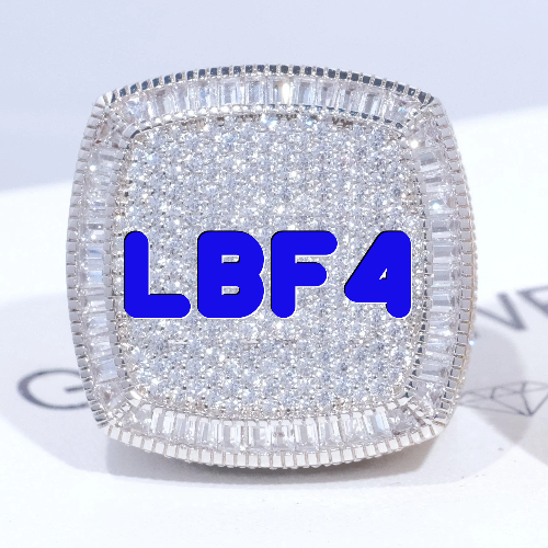 CUSTOM LETTER 3D ICED RING