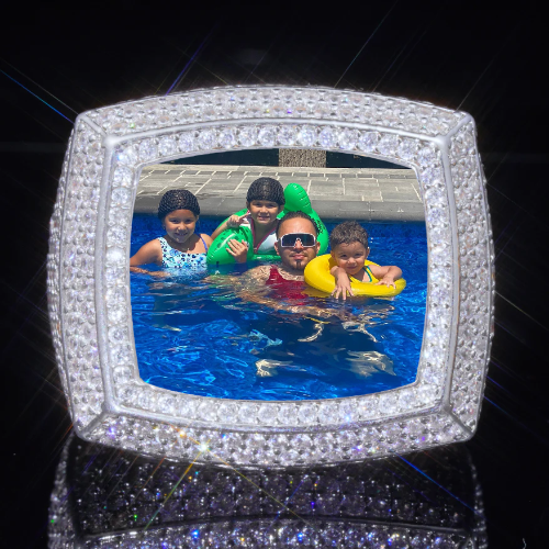 3D CUSTOM PICTURE ICED RING
