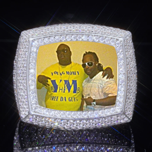 3D CUSTOM PICTURE ICED RING