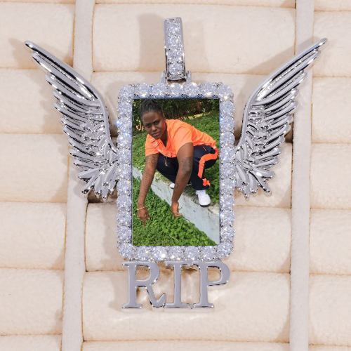 RIP WING 3D CUSTOM PICTURE PENDANT