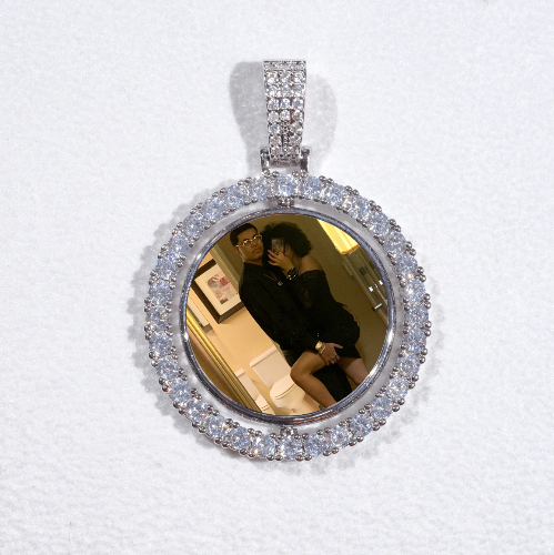 3D Spinning 2-Faced Custom Picture Pendant