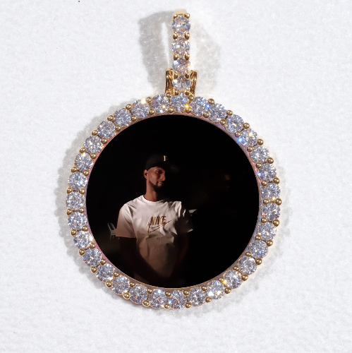 3D CIRCLE CUSTOM PICTURE PENDANT SMALL SIZE