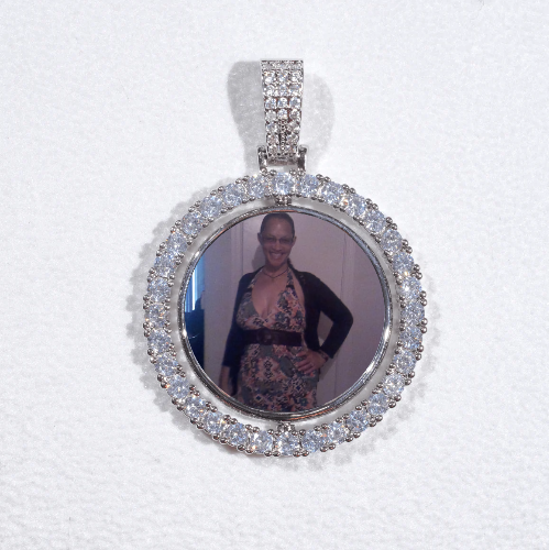 3D Spinning 2-Faced Custom Picture Pendant