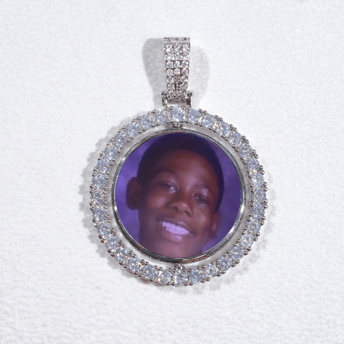 3D Spinning 2-Faced Custom Picture Pendant