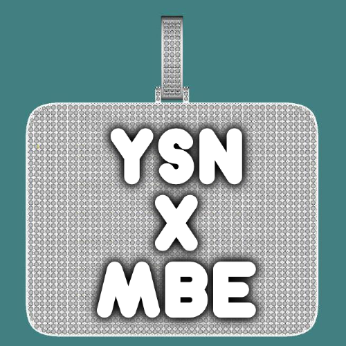 CUSTOM LETTER NECKLACE 3D BIG SQUARE
