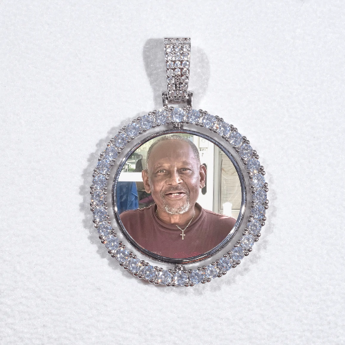 3D Spinning 2-Faced Custom Picture Pendant