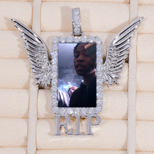 RIP WING 3D CUSTOM PICTURE PENDANT