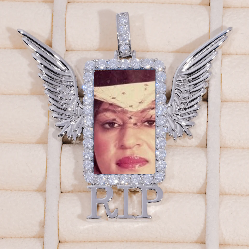 RIP WING 3D CUSTOM PICTURE PENDANT