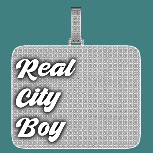 CUSTOM LETTER NECKLACE 3D BIG SQUARE