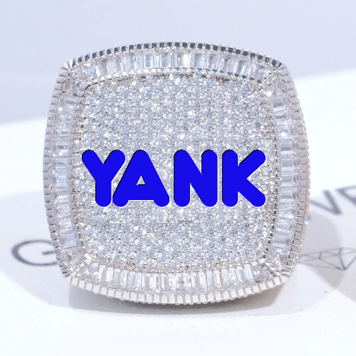 CUSTOM LETTER 3D ICED RING