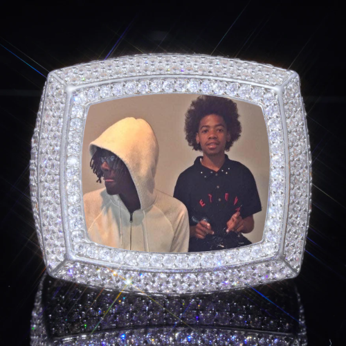 3D CUSTOM PICTURE ICED RING