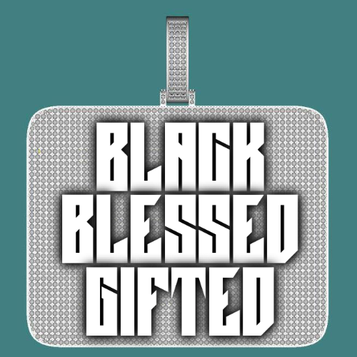 CUSTOM LETTER NECKLACE 3D BIG SQUARE