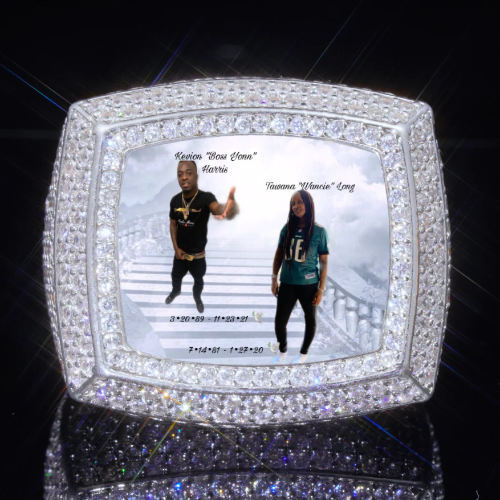 3D CUSTOM PICTURE ICED RING