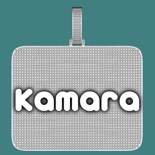 CUSTOM LETTER NECKLACE 3D BIG SQUARE