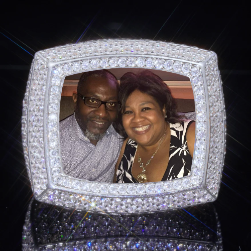 3D CUSTOM PICTURE ICED RING