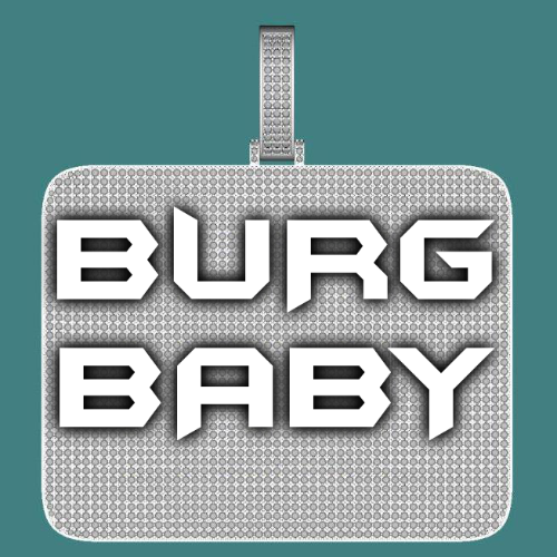 CUSTOM LETTER NECKLACE 3D BIG SQUARE