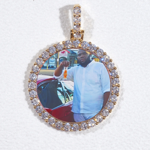 3D CIRCLE CUSTOM PICTURE PENDANT SMALL SIZE