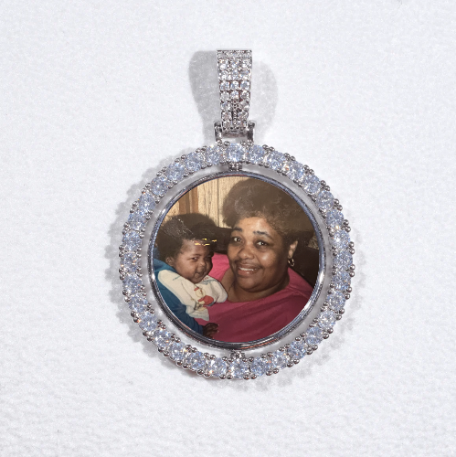 3D Spinning 2-Faced Custom Picture Pendant